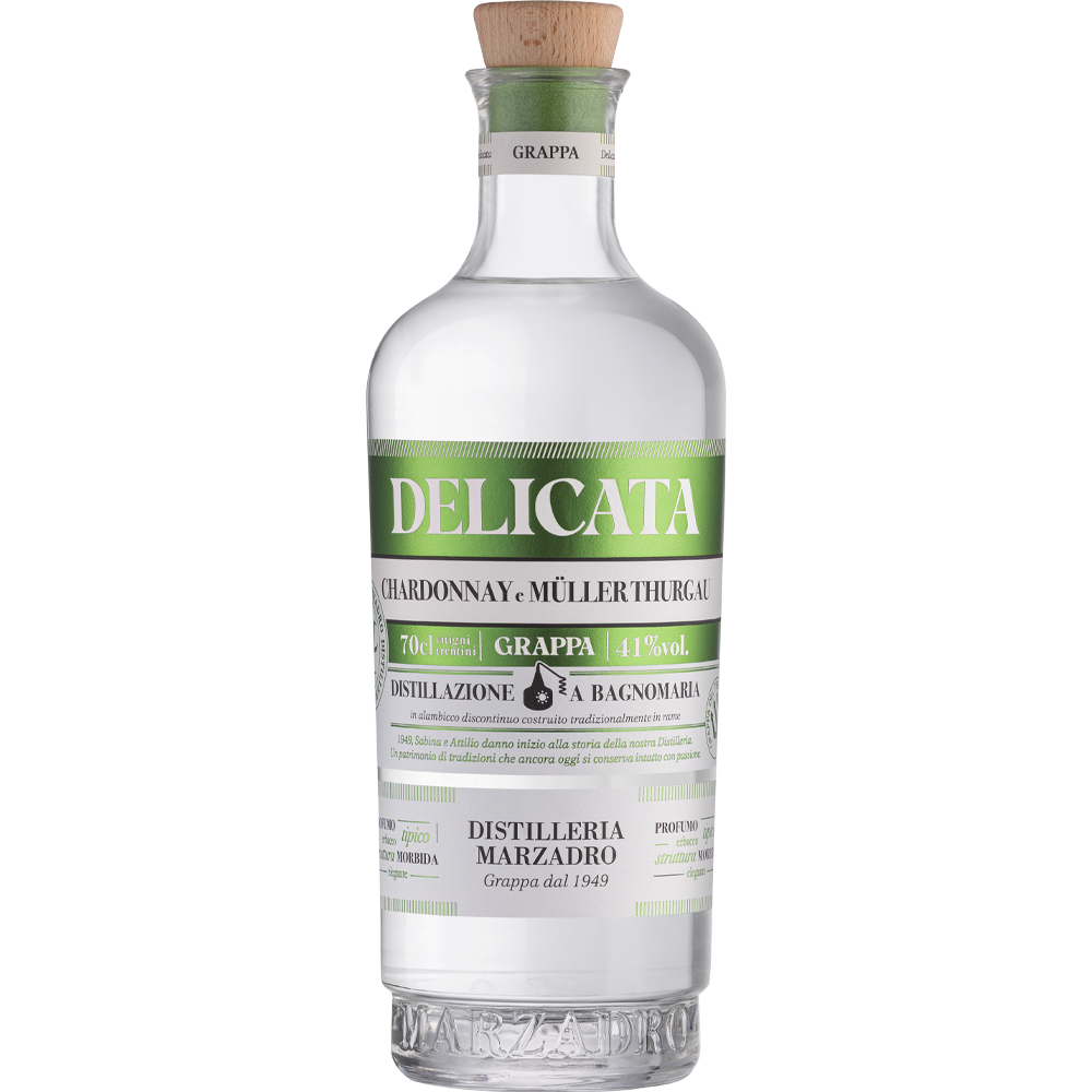 GR338 - Grappa Bivit. Delicata Marzadro 070 Vap