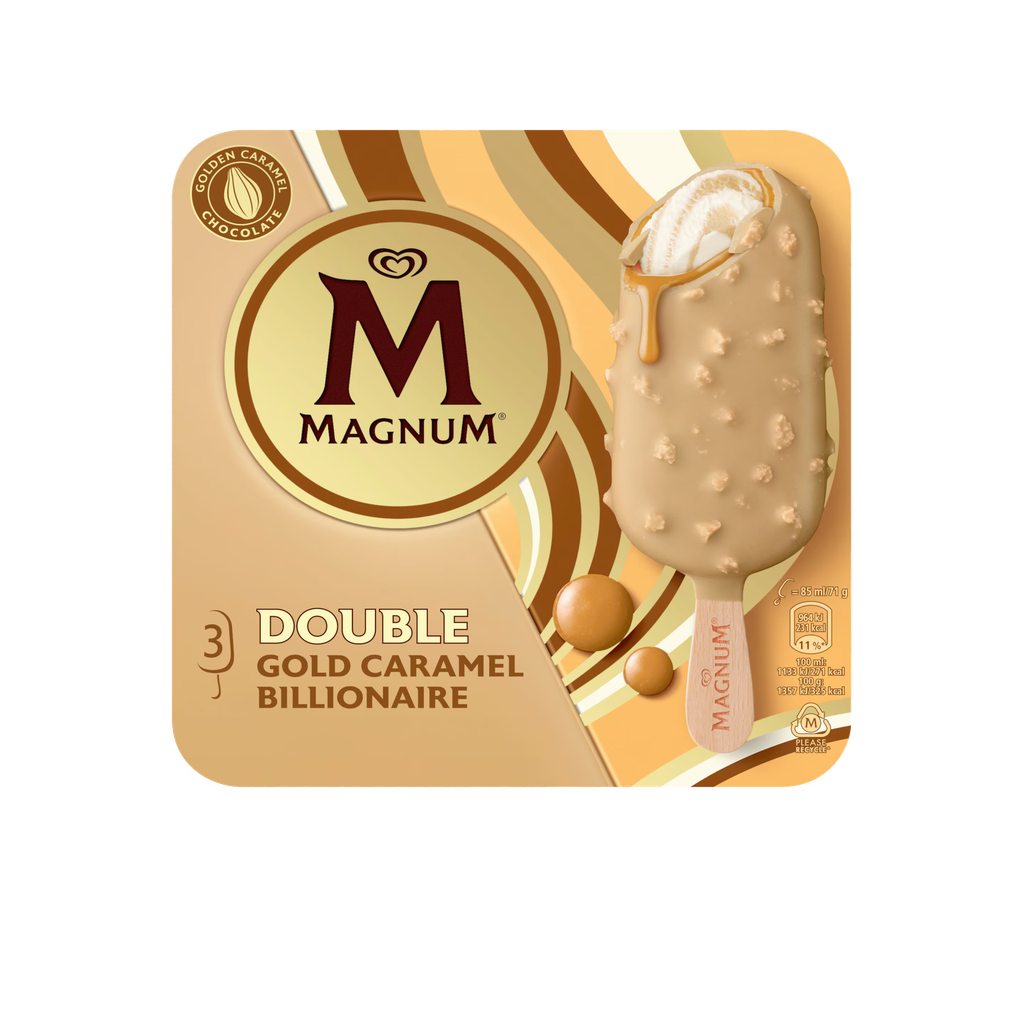 48054 - MAGNUM DOUBLE GOLD CARAMEL BILLIONAIRE