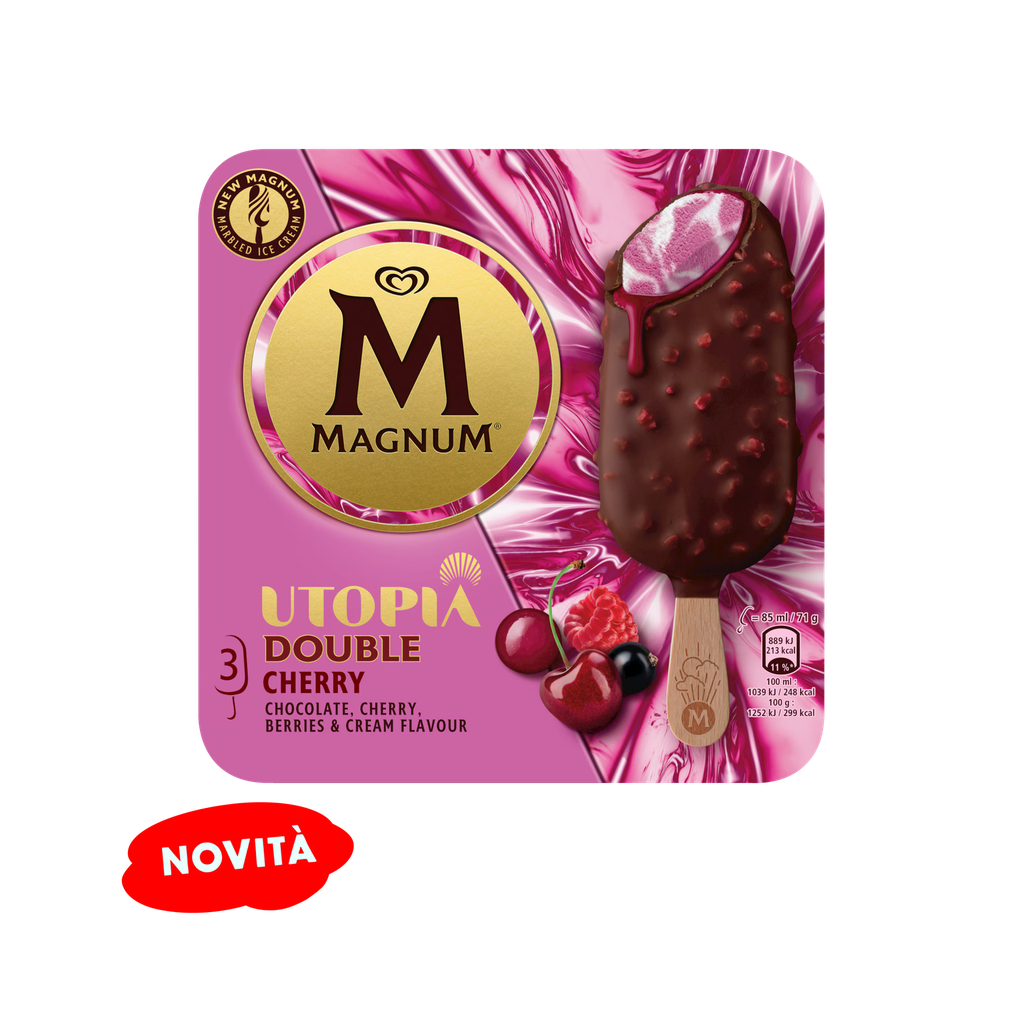 66404 - MAGNUM DOUBLE CHERRY 20pz