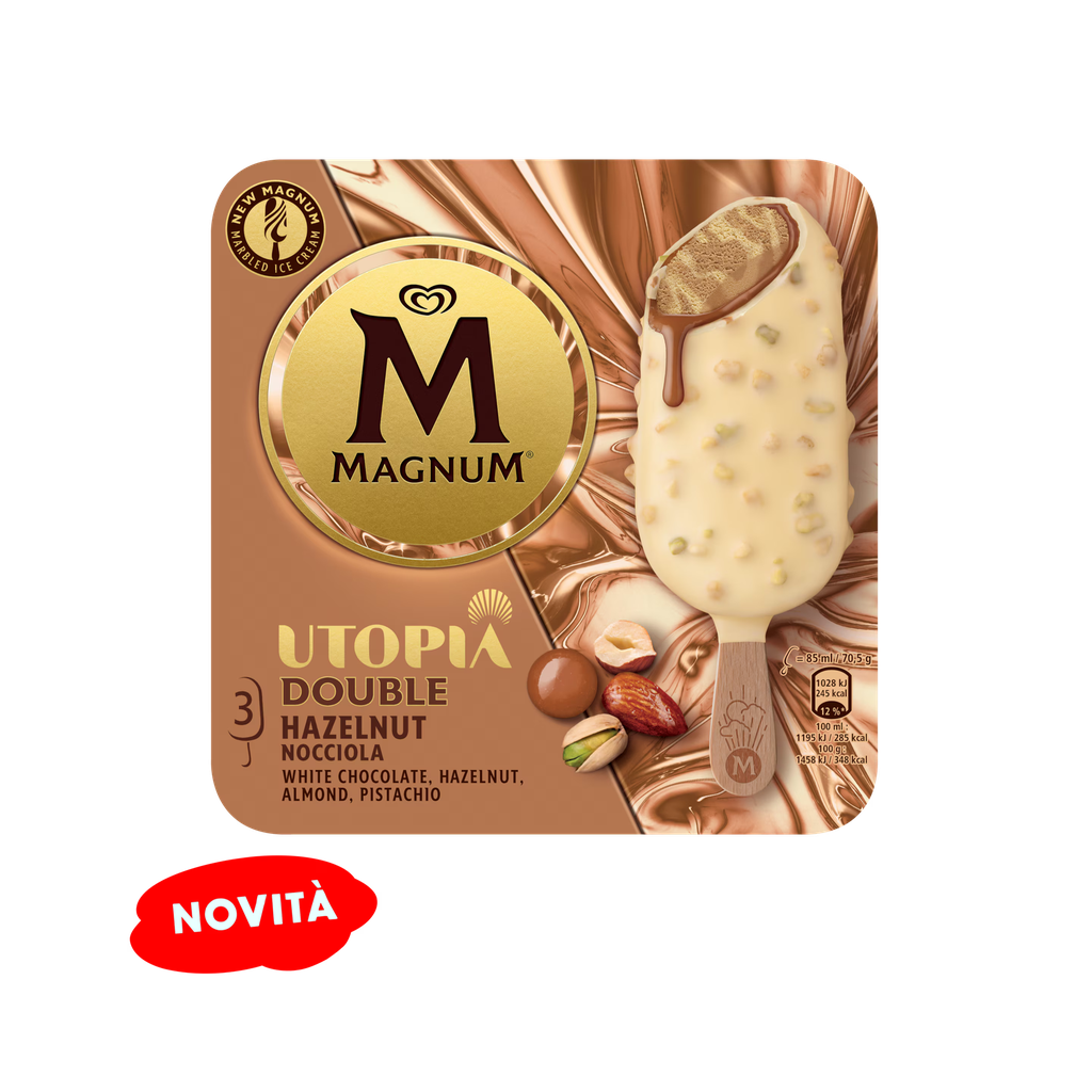 66718 - MAGNUM DOUBLE HAZELNUT 20pz