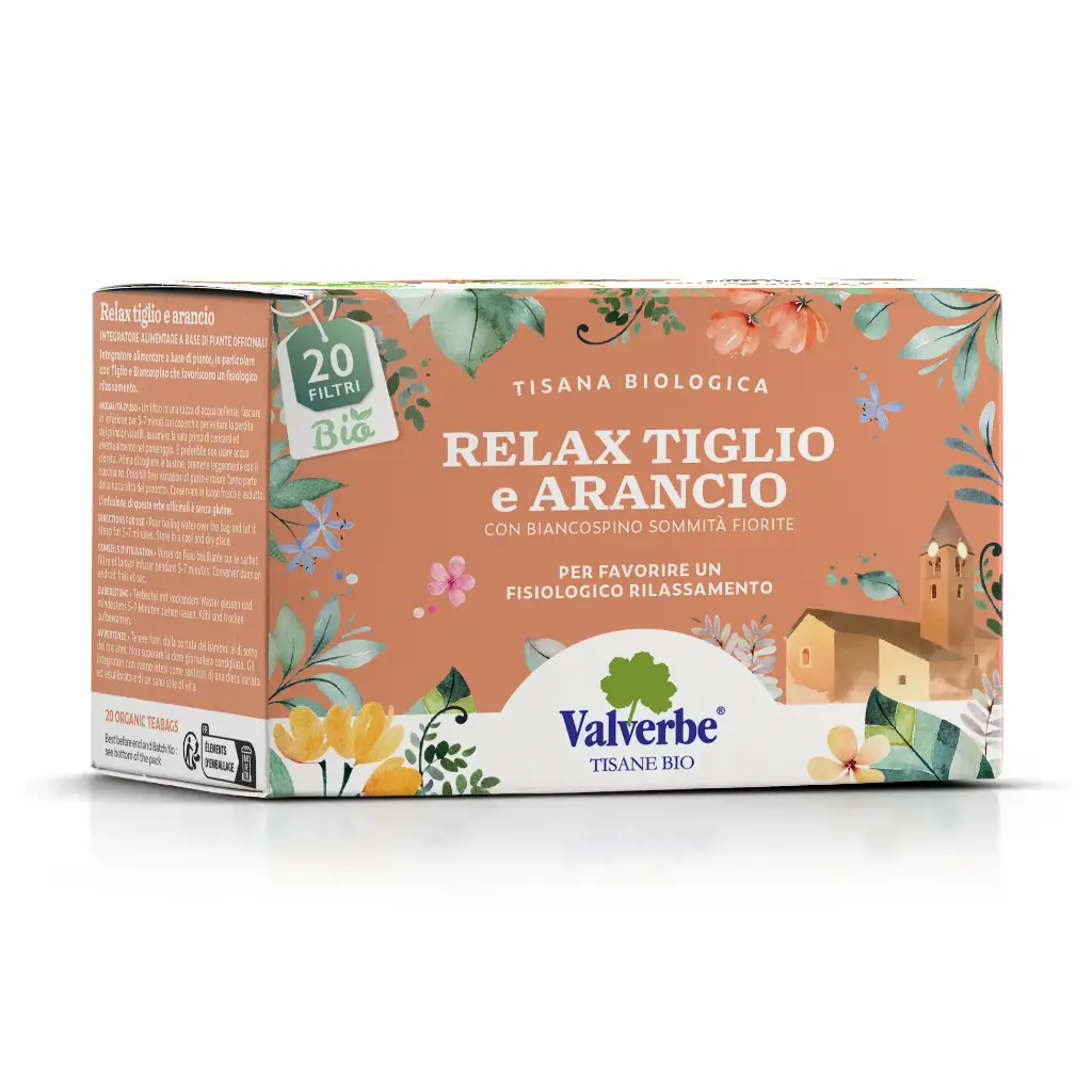 Relax Tiglio e Arancio Bio 20 FLT 20g.
