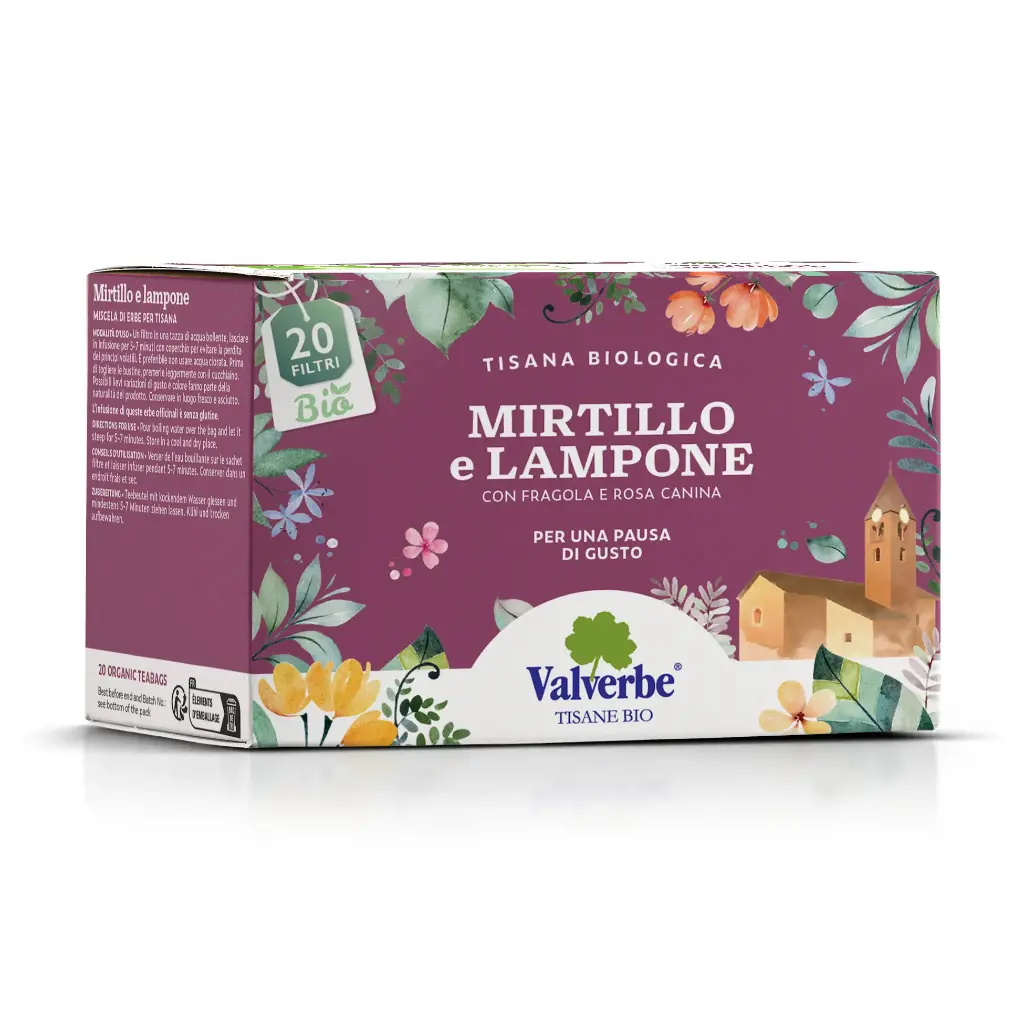 [TIS-0008] Mirtillo e Lampone Infuso Bio 20 FLT 30g. 