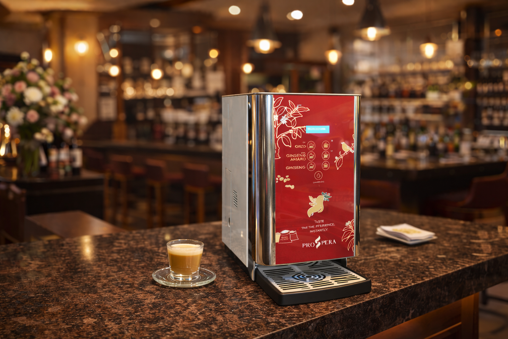 Macchina Professionali per Prodotti Solubili - 2 Gruppi, 3 Contenitori - Inox