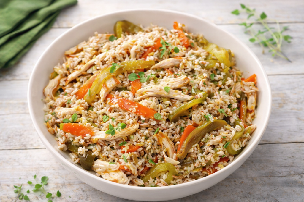 85623 - INSALATA POLLO, CEREALI E VERDURE