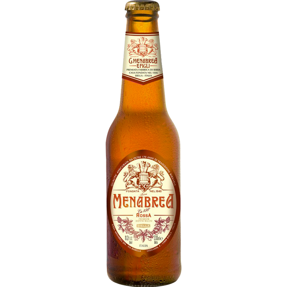 BI576 - Birra Menabrea Dm Rossa 7,5%  033 VAP