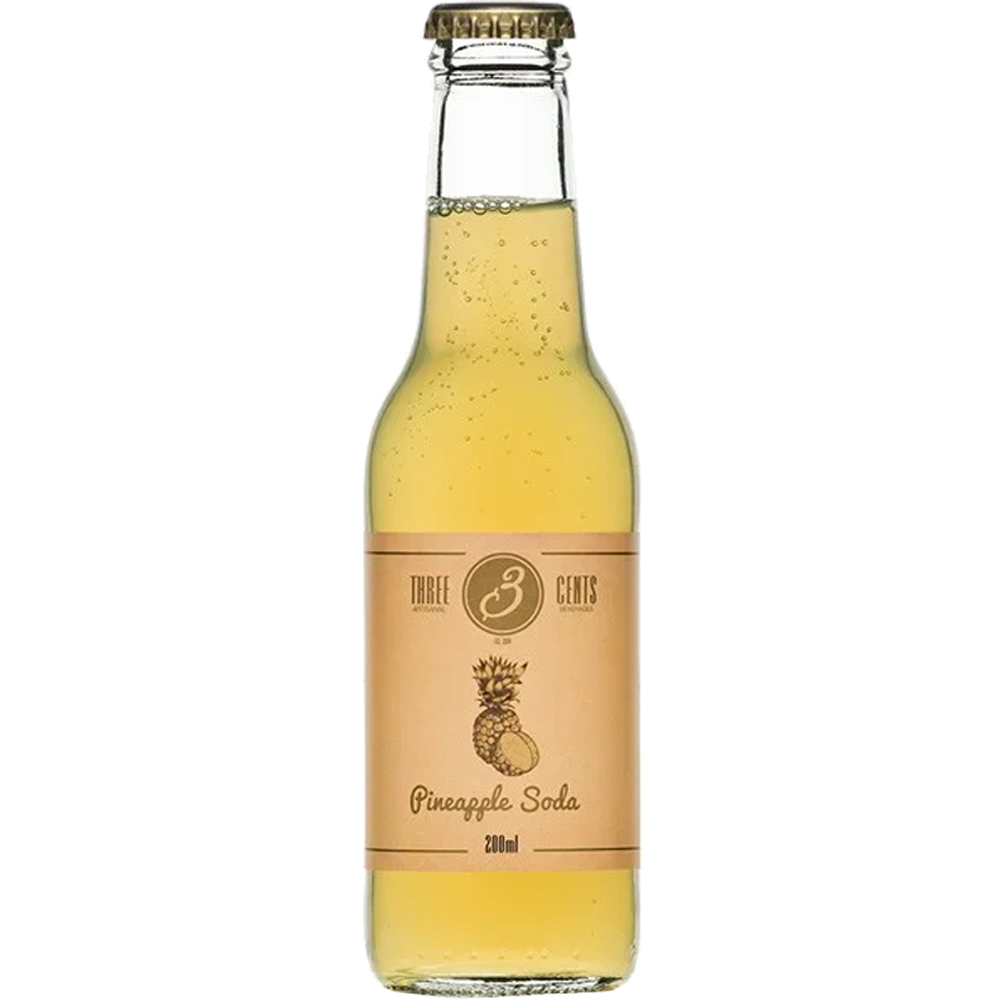 B0692 - Bibita Three Cents Pineapple Soda 020VAP