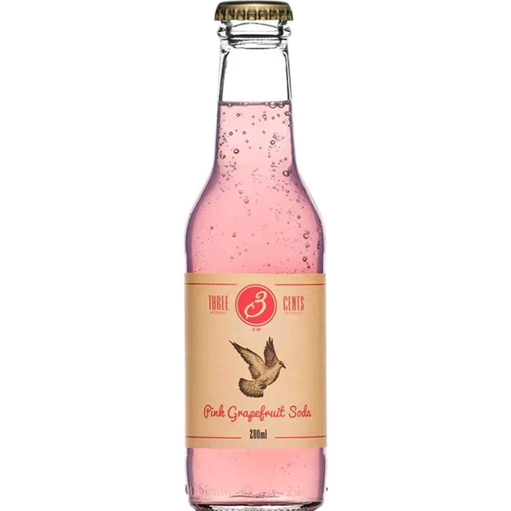 [B0693] B0693 - Bibita Three Cents Pink Greap. Soda 020