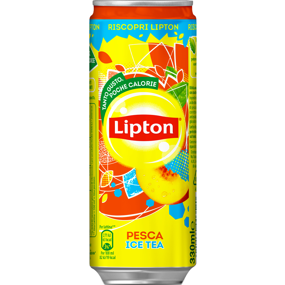 [B0100] B0100 - Bibita The Lipton Pesca  033 LAT Sleek